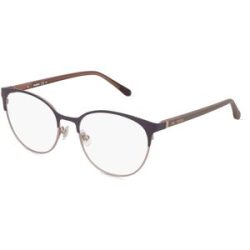 Safilo GmbH Fossil 7041 Unisex-Brille inkl. Gläser Vollrand Panto Metall-Gestell 52/17/145, Grau
