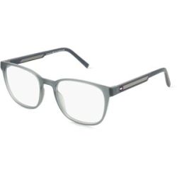 Safilo GmbH Tommy Hilfiger TH 2205 Herren-Brille inkl. Gläser Vollrand Eckig Kunststoff-Gestell 52/19/145, Blau