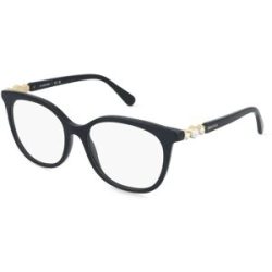Luxottica Fashion Brillen Vertriebs GmbH Swarovski 0SK2055 Damen-Brille inkl. Gläser Vollrand Panto Acetat-Gestell 54/17/140, Schwarz