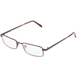 Zhangzhou Agilton Optical Co., Ltd. Fielmann MC 232 FA Unisex-Brille inkl. Gläser Vollrand Quadratisch Metall-Gestell 50/18/140, Braun