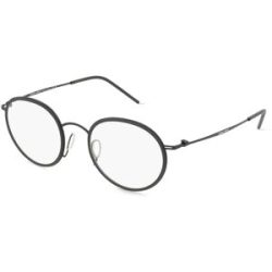 Luxottica Fashion Brillen Vertriebs GmbH Giorgio Armani AR5155 Herren-Brille inkl. Gläser Vollrand Rund Metall-Gestell 49/21/145, Schwarz