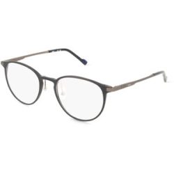 Marchon Germany GmbH Zeiss ZS25174 Herren-Brille inkl. Gläser Vollrand Oval Metall-Gestell 51/20/145, Schwarz
