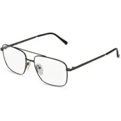 Zhangzhou Agilton Optical Co., Ltd. Fielmann MC 532 CL Herren-Brille inkl. Gläser Vollrand Quadratisch Edelstahl-Gestell 55/16/145, Grau