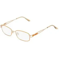 Wenzhou Bada Optical Co. , LTD Fielmann BD 517 FLEX CL Damen-Brille inkl. Gläser Vollrand Quadratisch Metall-Gestell 50/17/130, Gold