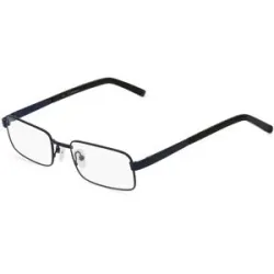 Xiamen Careyou Optical Co., Ltd Fielmann CY 019 FLEX CL Herren-Brille inkl. Gläser Vollrand Quadratisch Edelstahl-Gestell 50/19/140, Blau