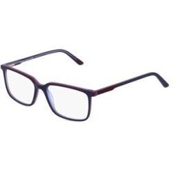 OWP Brillen GmbH Optische Werke Mexx 2562 Unisex-Brille inkl. Gläser Vollrand Quadratisch Acetat-Gestell 55/16/145, Blau