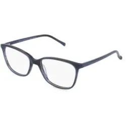 Wenzhou Bada Optical Co. , LTD Fielmann BD 406 MOD CL Damen-Brille inkl. Gläser Vollrand Quadratisch Acetat-Gestell 53/17/135, Blau