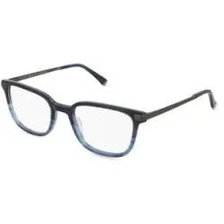 Wenzhou Bada Optical Co. , LTD Fielmann BD 413 FLEX CL Herren-Brille inkl. Gläser Vollrand Quadratisch Acetat-Gestell 52/20/135, Blau