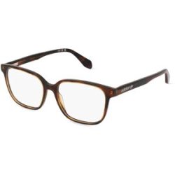 Marcolin Deutschland GmbH Adidas Originals OR5056 Unisex-Brille inkl. Gläser Vollrand Rund Acetat-Gestell 52/15/145, Beige