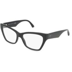 Luxottica Fashion Brillen Vertriebs GmbH Jimmy Choo JC3021H Damen-Brille inkl. Gläser Vollrand Cat Eye Acetat-Gestell 54/17/140, Schwarz