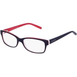 Safilo SpA Tommy Hilfiger TH1018 Unisex-Brille inkl. Gläser Vollrand Quadratisch Acetat-Gestell 52/16/145, Blau