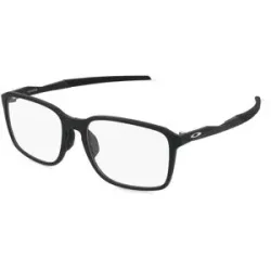 Luxottica Fashion Brillen Vertriebs GmbH Oakley OX8145D INGRESS Herren-Brille inkl. Gläser Vollrand Quadratisch Kunststoff-Gestell 56/18/144, Schwarz