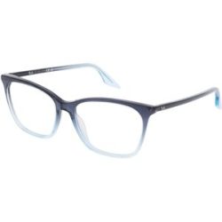Luxottica Fashion Brillen Vertriebs GmbH Ray-Ban RX5422 Damen-Brille inkl. Gläser Vollrand Cat Eye Acetat-Gestell 54/16/145, Blau