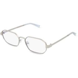 Tree Distribution GmbH Le Specs LBL2624908 MYTHIC Unisex-Blaulichtfilterbrille ohne Sehstärke Vollrand Geometrisch Metall-Gestell, Silber