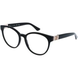 Marcolin Deutschland GmbH Guess GU2909 Unisex-Brille inkl. Gläser Vollrand Rund Kunststoff-Gestell 53/17/140, Schwarz