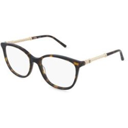 DE RIGO Vision D.A.CH. GmbH Escada VESG30 Damen-Brille inkl. Gläser Vollrand Butterfly Kunststoff-Gestell 54/17/140, Havanna