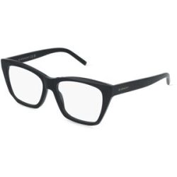 Thélios Givenchy GV50088I GV DAY Damen-Brille inkl. Gläser Vollrand Geometrisch Acetat-Gestell 54/16/145, Schwarz