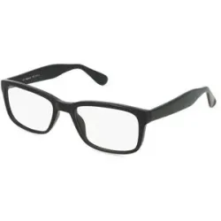Zhangzhou Agilton Optical Co., Ltd. Fielmann MC 614 CL Herren-Brille inkl. Gläser Vollrand Quadratisch Propionat-Gestell 54/20/145, Schwarz