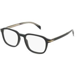 Safilo GmbH David Beckham DB 1084 Herren-Brille inkl. Gläser Vollrand Quadratisch Acetat-Gestell 51/19/150, Schwarz