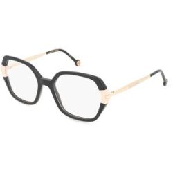 Safilo GmbH Carolina Herrera HER 0310 Damen-Brille inkl. Gläser Vollrand Quadratisch Acetat-Gestell 54/19/140, Schwarz
