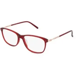 OWP Brillen GmbH Optische Werke Fielmann 2216 CL Unisex-Brille inkl. Gläser Vollrand Quadratisch Acetat-Gestell 54/15/140, Rot