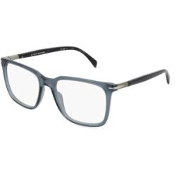 Safilo GmbH David Beckham DB 1134 Herren-Brille inkl. Gläser Vollrand Quadratisch Acetat-Gestell 55/18/150, Blau