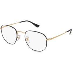 Luxottica Fashion Brillen Vertriebs GmbH Ray-Ban 0RX6448 Unisex-Brille inkl. Gläser Vollrand Quadratisch Metall-Gestell 51/21/145, Schwarz