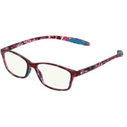 Optim KODAK CF10000 Damen-Fertiglesebrille Vollrand Quadratisch TR90-Gestell, Lila