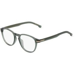 Safilo SpA Boss 1509/G Herren-Brille inkl. Gläser Vollrand Panto Acetat-Gestell 51/19/145, Grün