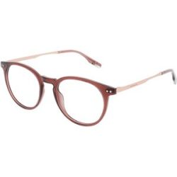 Eschenbach Optik GmbH Tom Tailor 671009 Unisex-Brille inkl. Gläser Vollrand Panto Acetat-Gestell 49/19/145, Pink