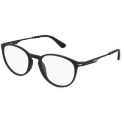 DE RIGO Vision D.A.CH. GmbH Police VPLL63 Herren-Brille inkl. Gläser Vollrand Panto Acetat-Gestell 52/19/145, Schwarz