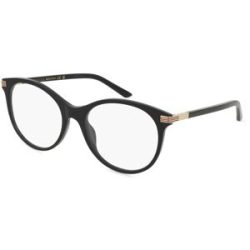 Kering Eyewear Spa Gucci GG1450O Unisex-Brille inkl. Gläser Vollrand Butterfly Acetat-Gestell 53/18/140, Schwarz