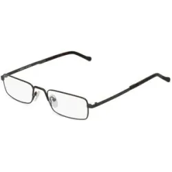Zhangzhou Agilton Optical Co., Ltd. Fielmann MC 558 CL Herren-Brille inkl. Gläser Vollrand Halb Edelstahl-Gestell 52/21/145, Grau