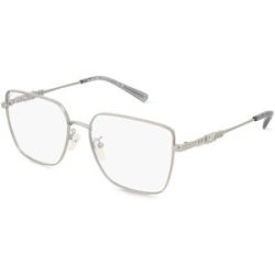 Luxottica Fashion Brillen Vertriebs GmbH Michael Kors 0MK3083D DALI Damen-Brille inkl. Gläser Vollrand Quadratisch Metall-Gestell 56/17/145, Silber