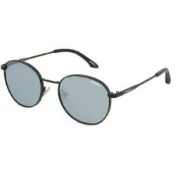 Eschenbach Optik GmbH O'Neill 9013  2.0 ONS Unisex-Sonnenbrille Vollrand Rund Edelstahl-Gestell, Schwarz