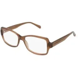 Wenzhou Bada Optical Co. , LTD Fielmann BD 543 CL RITA Damen-Brille inkl. Gläser Vollrand Quadratisch Propionat-Gestell 53/16/140, Braun