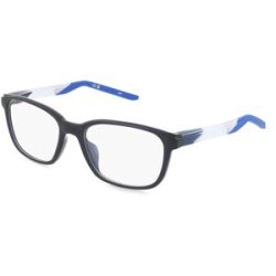 Marchon Germany GmbH Nike 7278 Unisex-Brille inkl. Gläser Vollrand Quadratisch Kunststoff-Gestell 55/18/145, Blau