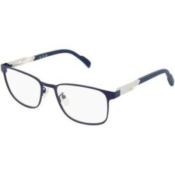 Marcolin Deutschland GmbH Adidas SP5022 Unisex-Brille inkl. Gläser Vollrand Quadratisch Metall-Gestell 54/18/140, Blau
