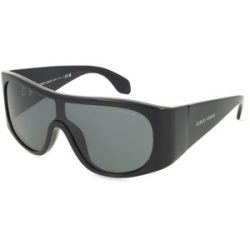 Luxottica Fashion Brillen Vertriebs GmbH Giorgio Armani AR8222U Herren-Sonnenbrille Vollrand Monoscheibe Acetat-Gestell, Schwarz