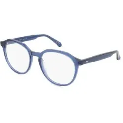 De Lotto s.r.l. Fielmann AB 007 CL Unisex-Brille inkl. Gläser Vollrand Panto Acetat-Gestell 50/19/140, Blau