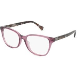 Luxottica Fashion Brillen Vertriebs GmbH Ralph RA7137U Damen-Brille inkl. Gläser Vollrand Quadratisch Acetat-Gestell 51/18/145, Lila