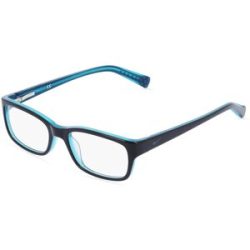 Marchon Germany GmbH Nike 5513 Jugend-Brille inkl. Gläser Vollrand Quadratisch Kunststoff-Gestell 47/16/135, Schwarz