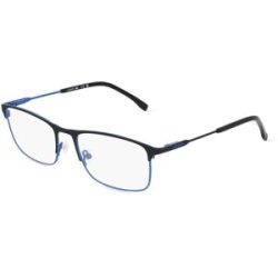 Marchon Germany GmbH Lacoste L2252 Unisex-Brille inkl. Gläser Vollrand Quadratisch Metall-Gestell 54/18/145, Schwarz