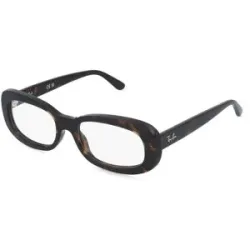 Luxottica Fashion Brillen Vertriebs GmbH Ray-Ban 0RX2221V Damen-Brille inkl. Gläser Vollrand Oval Kunststoff-Gestell 53/18/145, Havanna