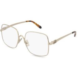 Luxottica Fashion Brillen Vertriebs GmbH Miu Miu 0MU 51YV Damen-Brille inkl. Gläser Vollrand Quadratisch Metall-Gestell 53/17/140, Gold