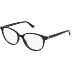 Safilo GmbH Polaroid PLD D467 Damen-Brille inkl. Gläser Vollrand Quadratisch Kunststoff-Gestell 54/17/145, Schwarz