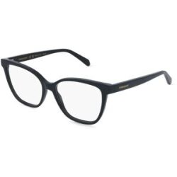 Marchon Germany GmbH Ferragamo SF3062 Damen-Brille inkl. Gläser Vollrand Eckig Acetat-Gestell 54/16/145, Schwarz