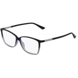 Marchon Germany GmbH Calvin Klein CK21524 Unisex-Brille inkl. Gläser Vollrand Butterfly Kunststoff-Gestell 55/12/140, Blau