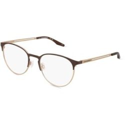 Marchon Germany GmbH Converse CV1003 Unisex-Brille inkl. Gläser Vollrand Rund Metall-Gestell 51/19/140, Braun