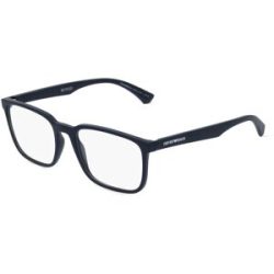 Luxottica Fashion Brillen Vertriebs GmbH Emporio Armani EA3178 Herren-Brille inkl. Gläser Vollrand Quadratisch Kunststoff-Gestell 55/19/145, Blau